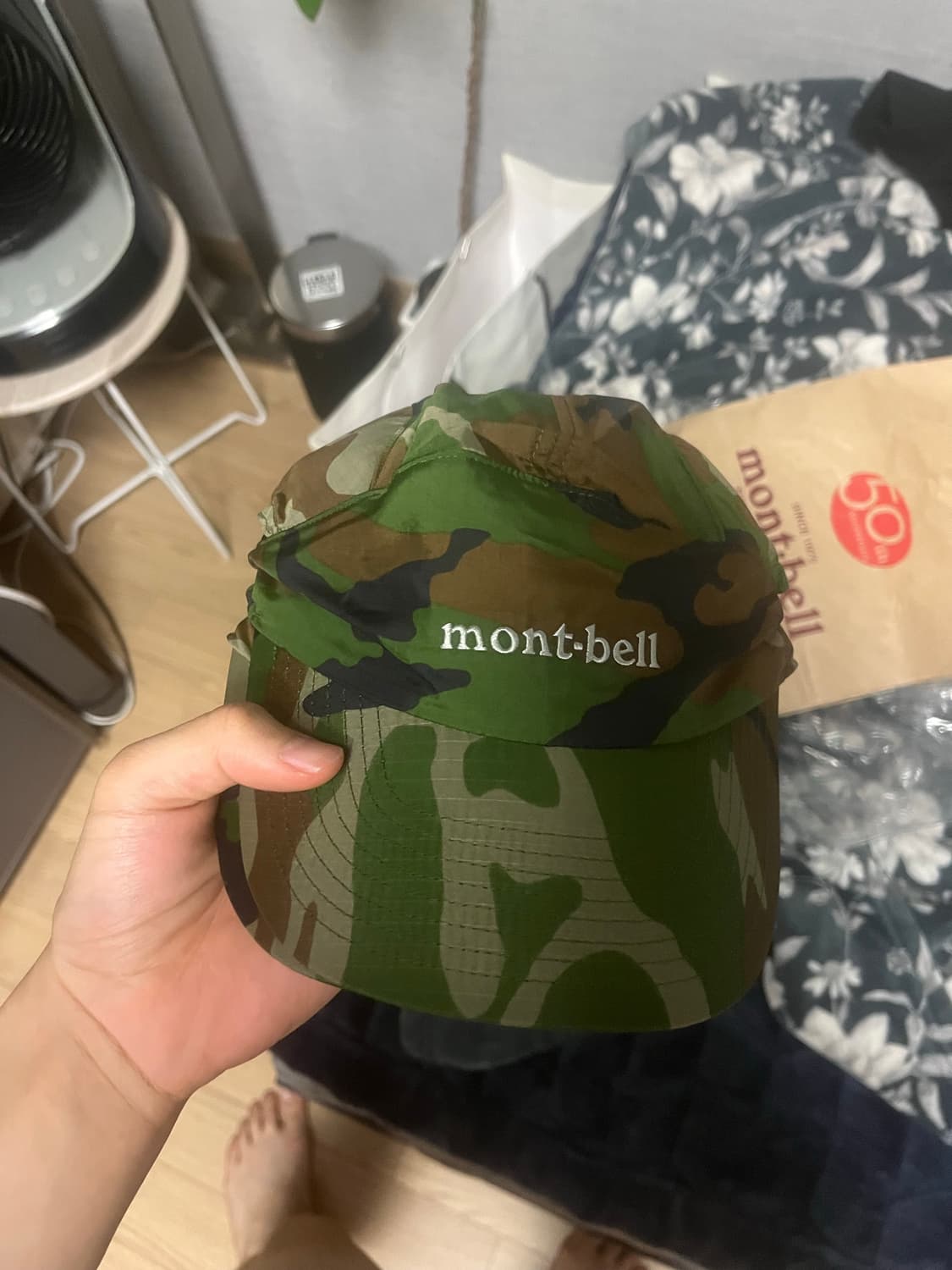 몽벨 카모 캡 상품이미지1