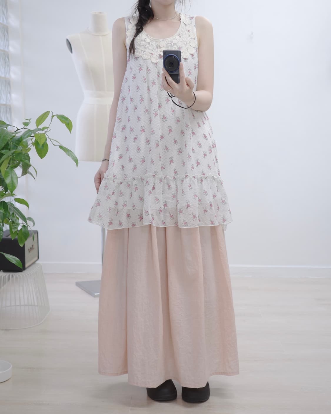 GPA flower mori one-piece 상품이미지4