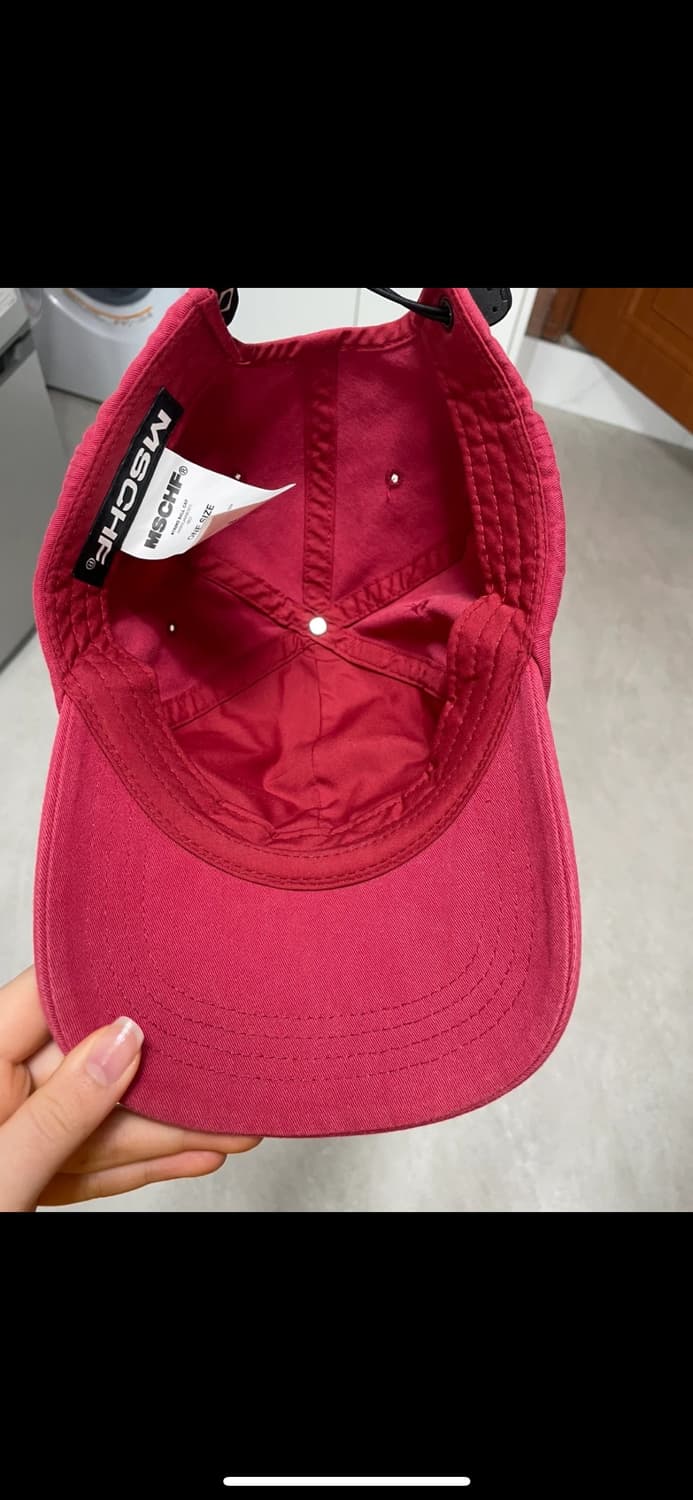 미스치프 스트링 볼캡 모자 상품이미지4