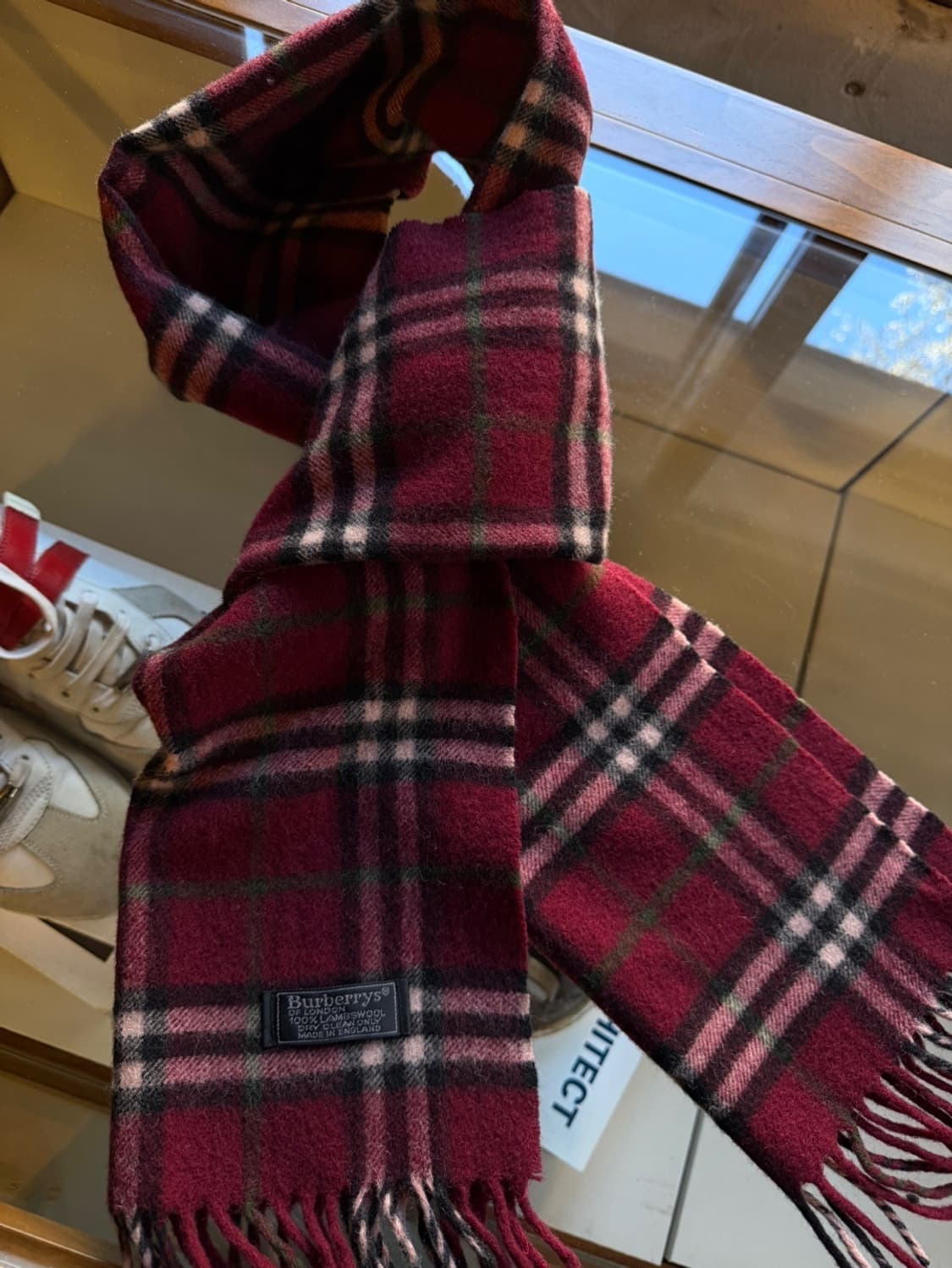 버버리 캐시미어 머플러 상품이미지1