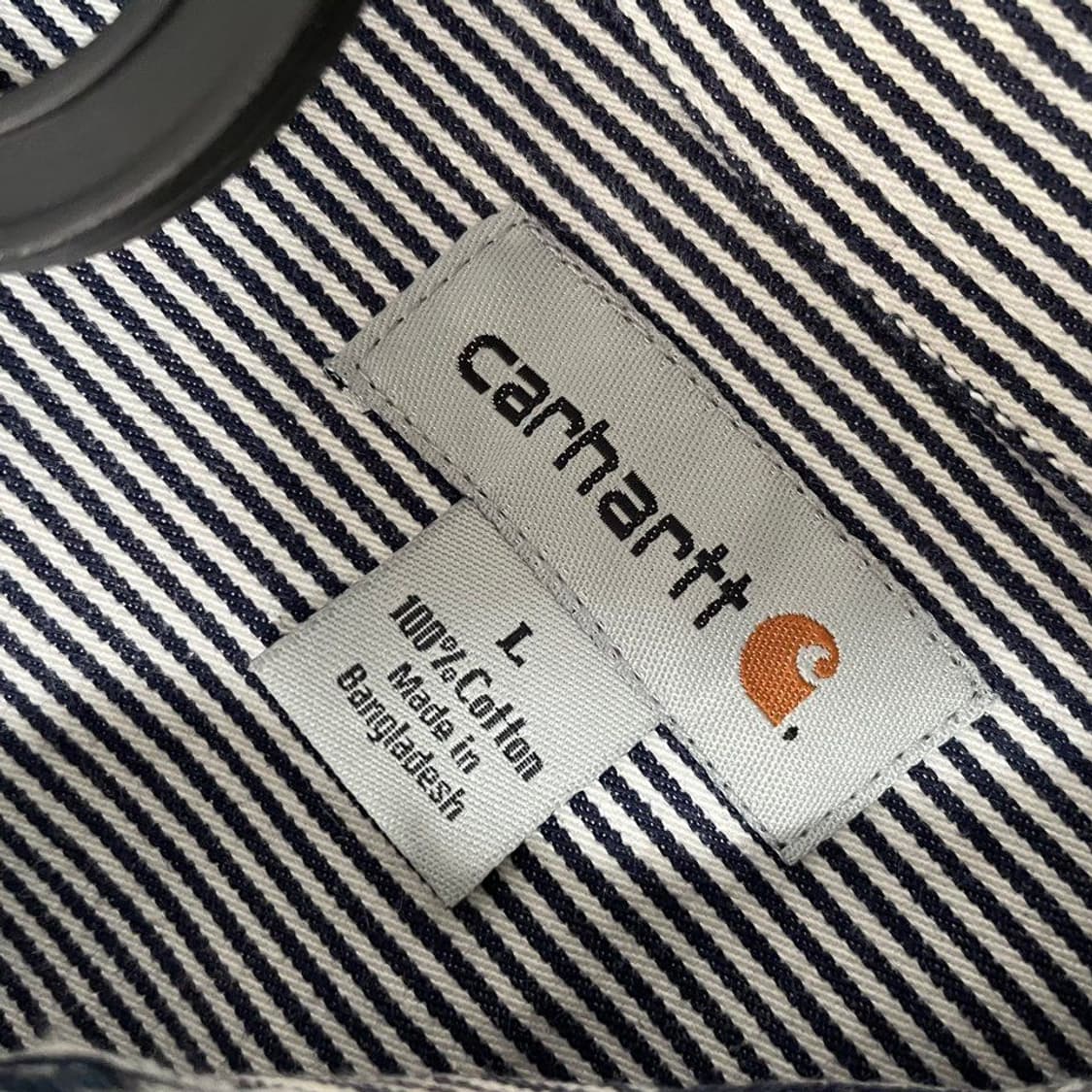 칼하트 스트라이프 반집업 셔츠 6382 상품이미지4