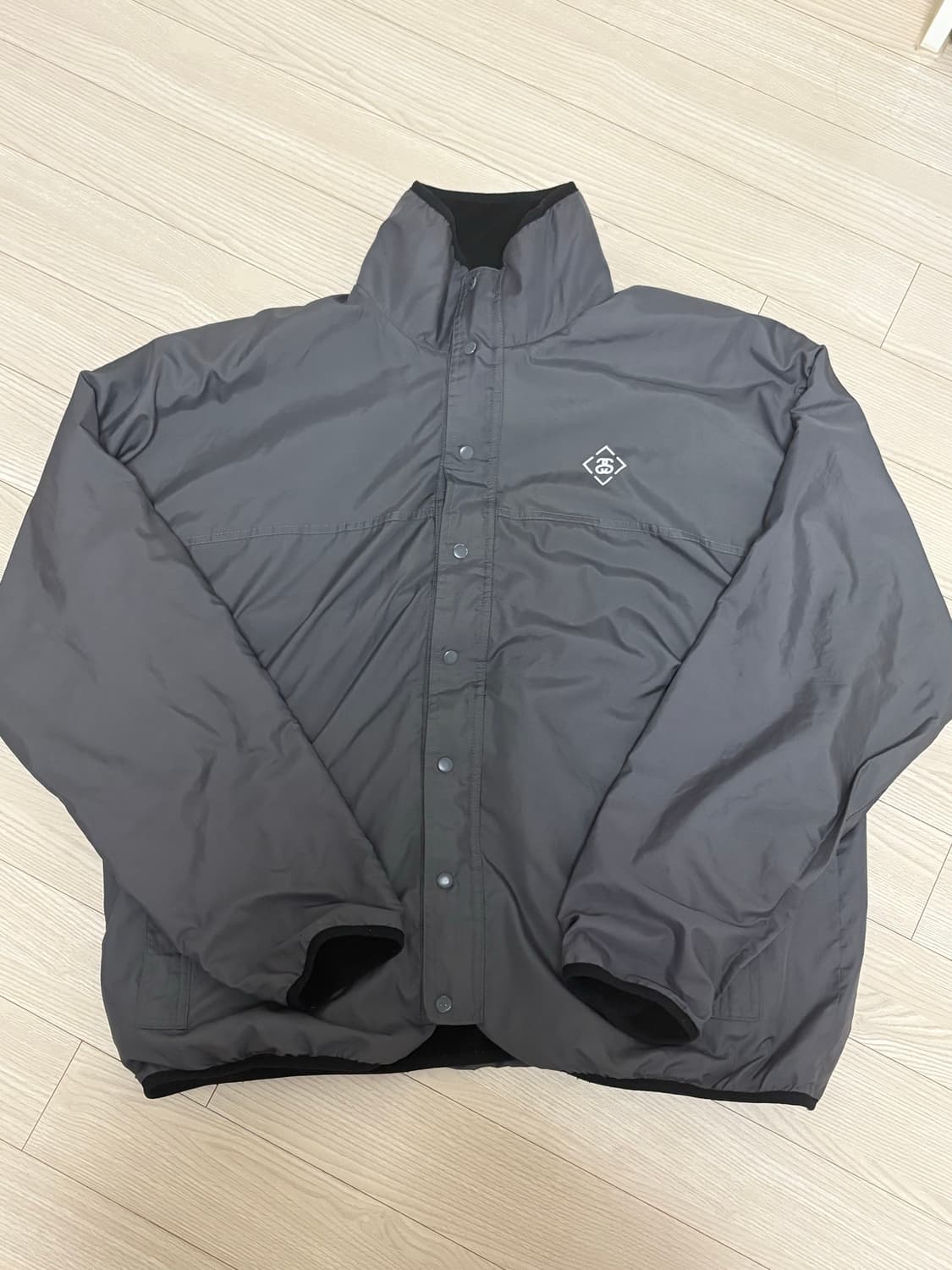 90‘s 스투시 피트니스 플리스&나일론 리버시블 자켓 상품이미지2