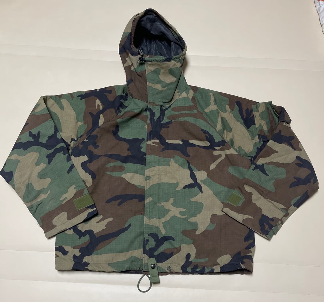 미군 우드랜드 카모 방호복 케미컬 자켓 M/R 상품이미지1