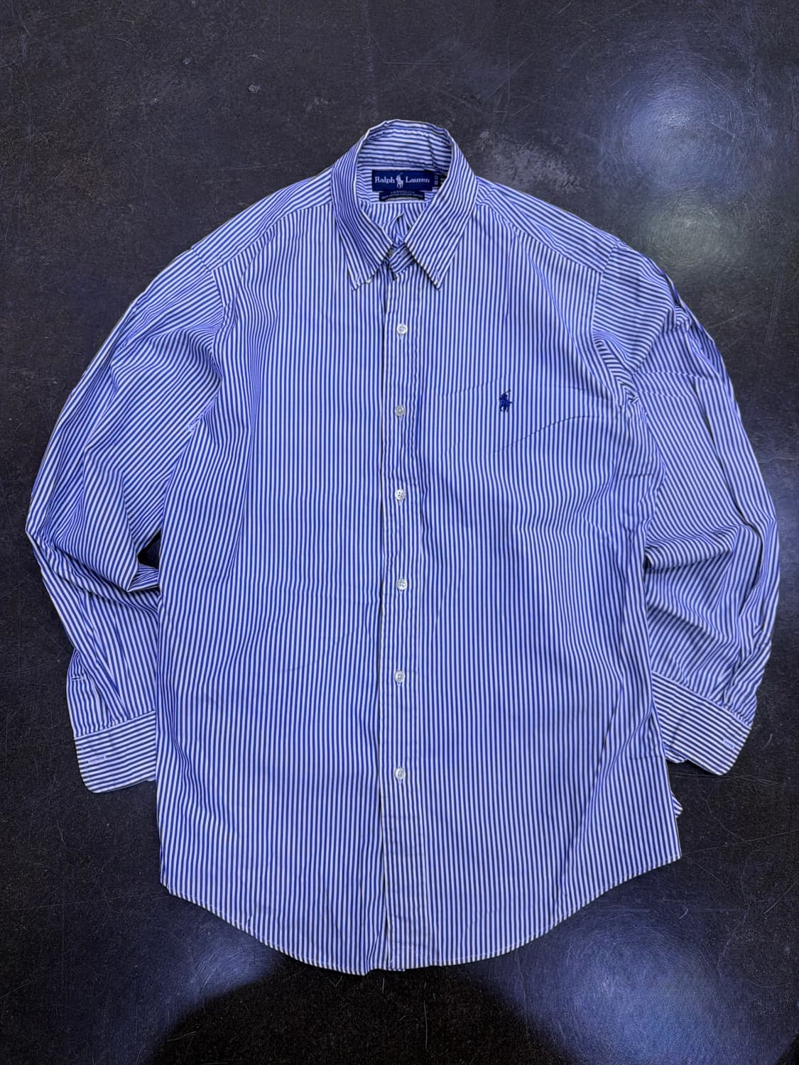 폴로 랄프로렌  야머스 스트라이프 버튼다운 옥스포드 셔츠 M 상품이미지1
