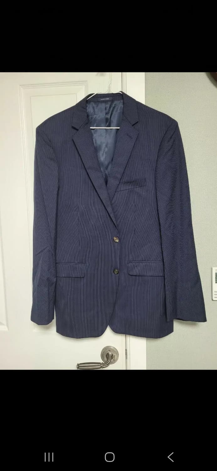 랄프로렌 네이비 스트라이프 블레이져 L 상품이미지1