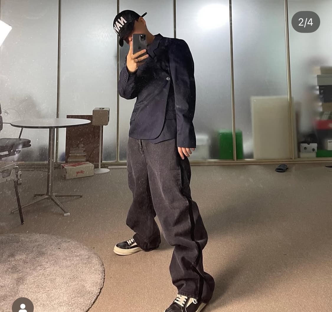 [Hae.a] 2023 해아 한정 NAVY 볼캡 (블랙) 상품이미지5