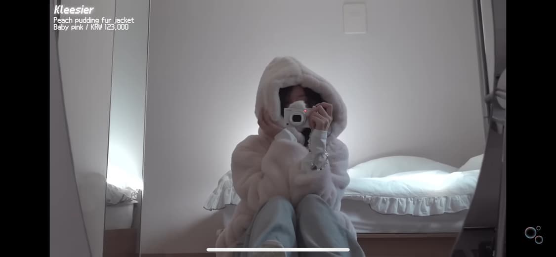 클리시어 피치 푸딩 퍼자켓 상품이미지2