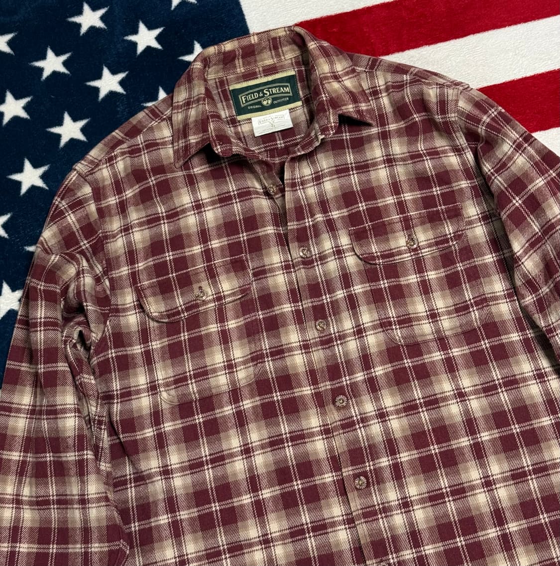 Field&stream flannel shirt필드앤스트림 헤비플란넬셔츠 상품이미지4