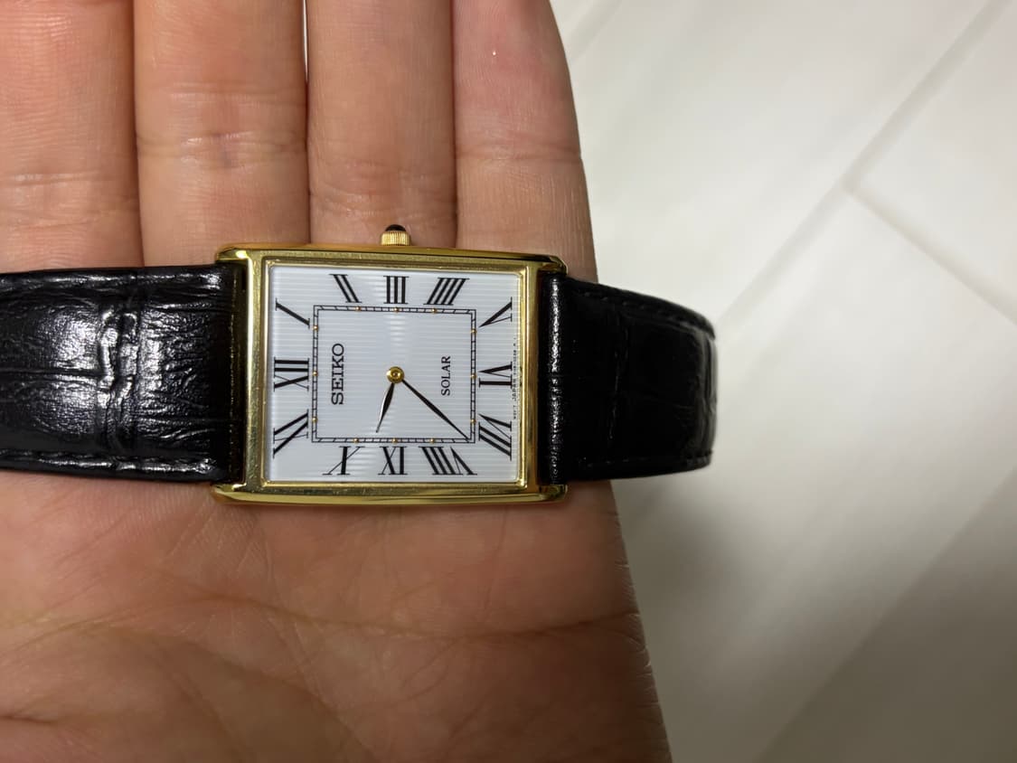 세이코 세르띠에 탱크 솔라쿼츠(단종제품) SUP880 상품이미지7