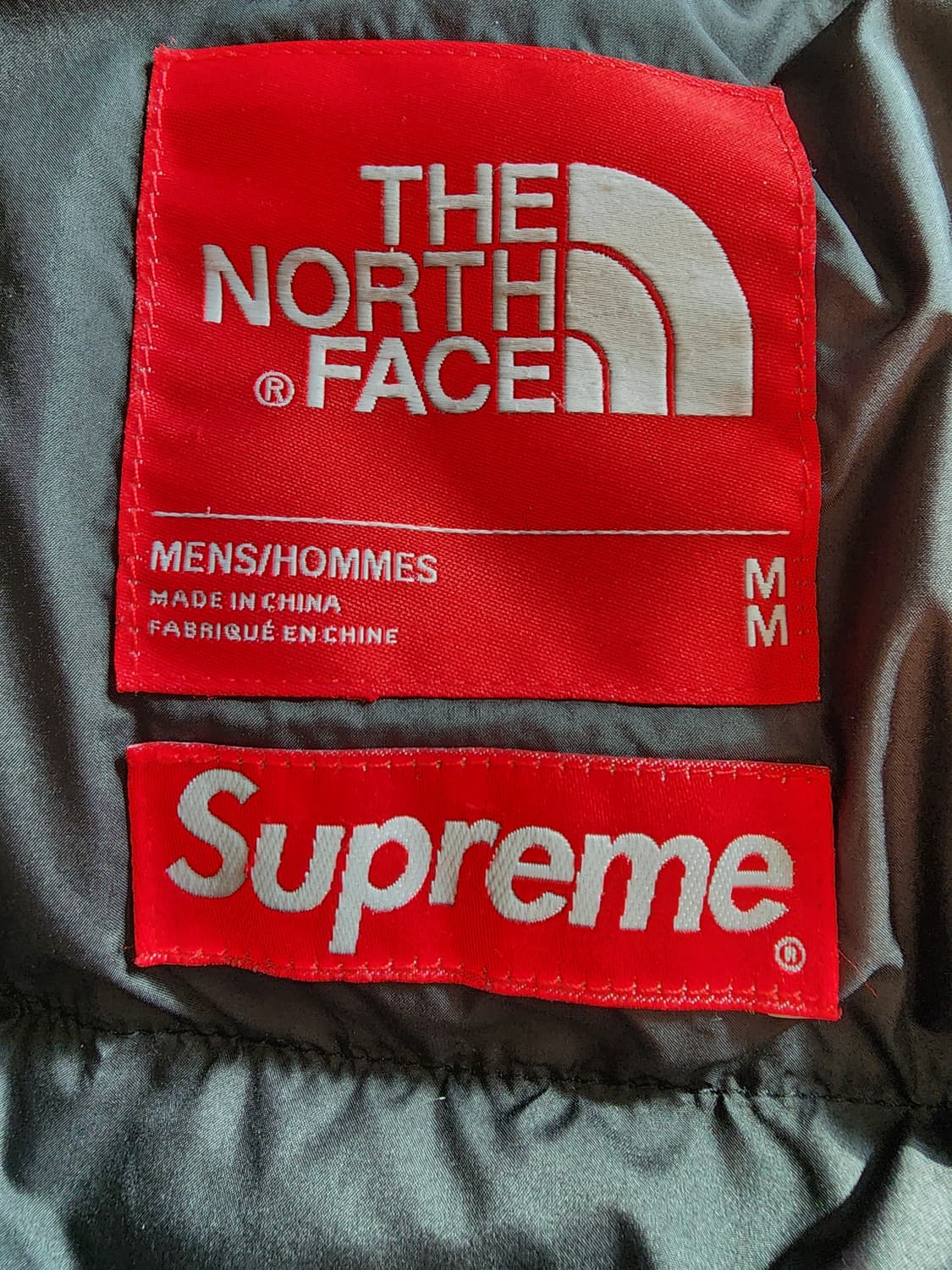 M 16fw 슈프림x 노스페이스 눕시 패딩 파워오렌지 상품이미지2