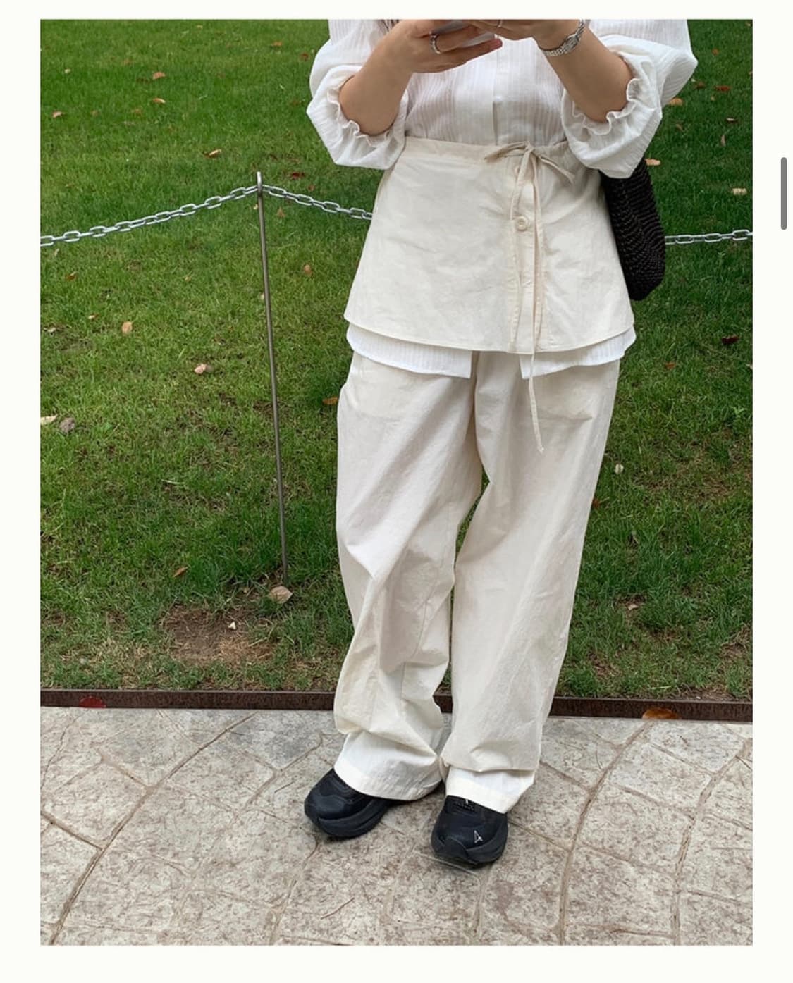 러브바이무드 레이어드 코튼 팬츠 상품이미지3