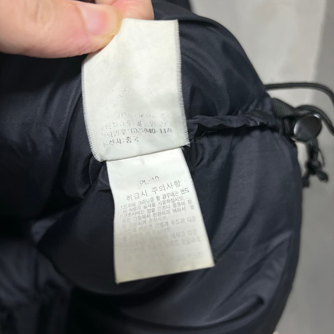 노스페이스 눕시 700 구스다운 패딩 검정 상품이미지3