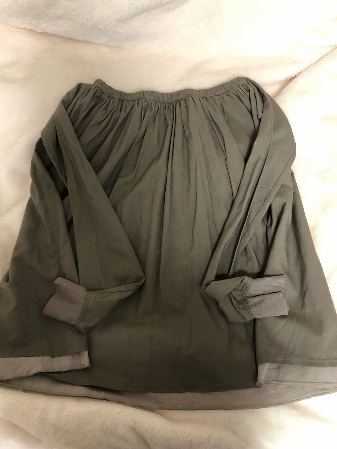 [2] 코이세이오 스트랩 셔링 스커트 애쉬브라운 상품이미지3