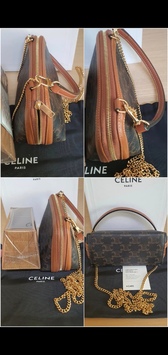 셀린느 트리옹프 크로스백/클러치백 새상품급 정품(감정서O) 상품이미지9