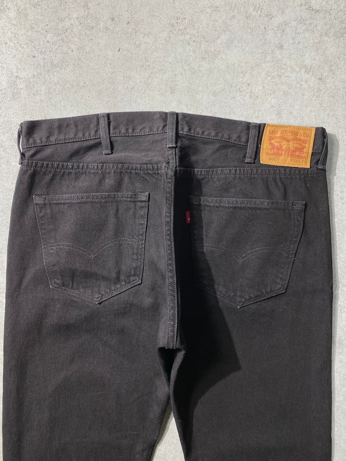 [38]Levi's 501 리바이스 블랙 데님팬츠  Made in USA 상품이미지6