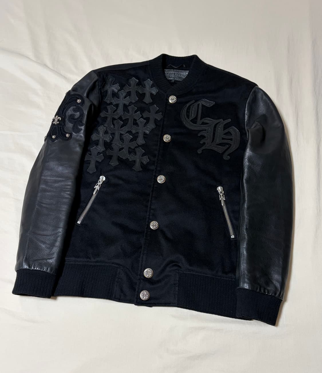 크롬하츠 레터맨 레더 자켓 상품이미지1