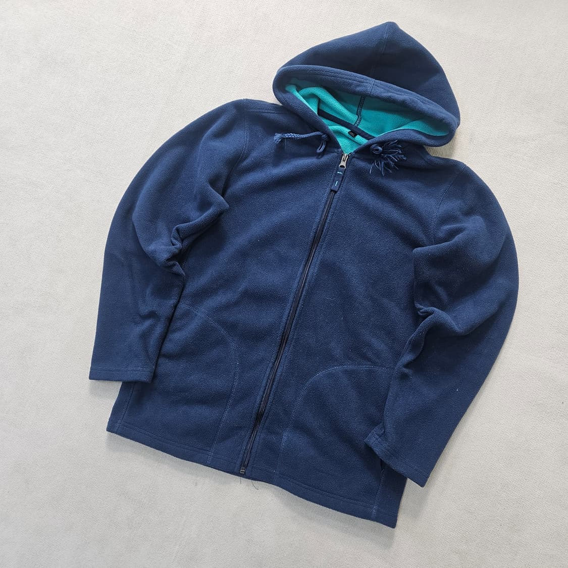 90 빈티지 플리스 후드 집업 0402Y 상품이미지1