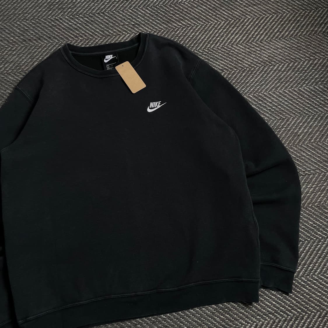 나이키 스우시 크루넥 스웻 맨투맨 블랙o 4896 상품이미지3