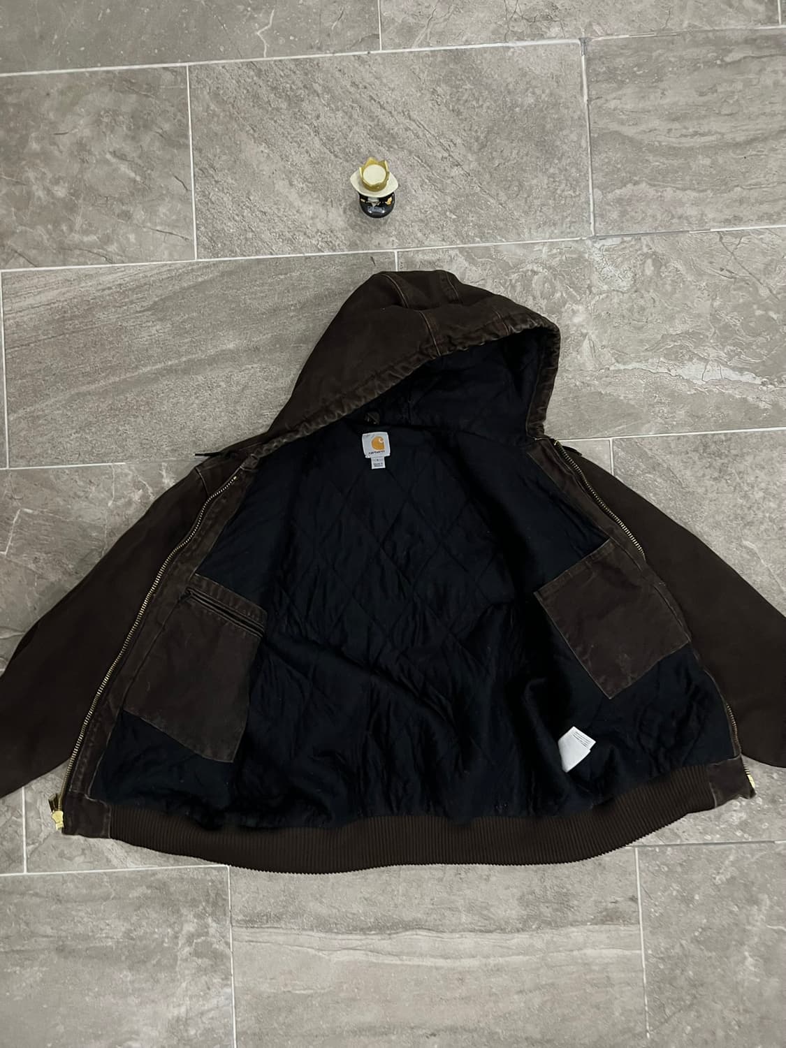 (L) 칼하트 덕 액티브 후드자켓 J130 DKB 다크브라운 상품이미지3