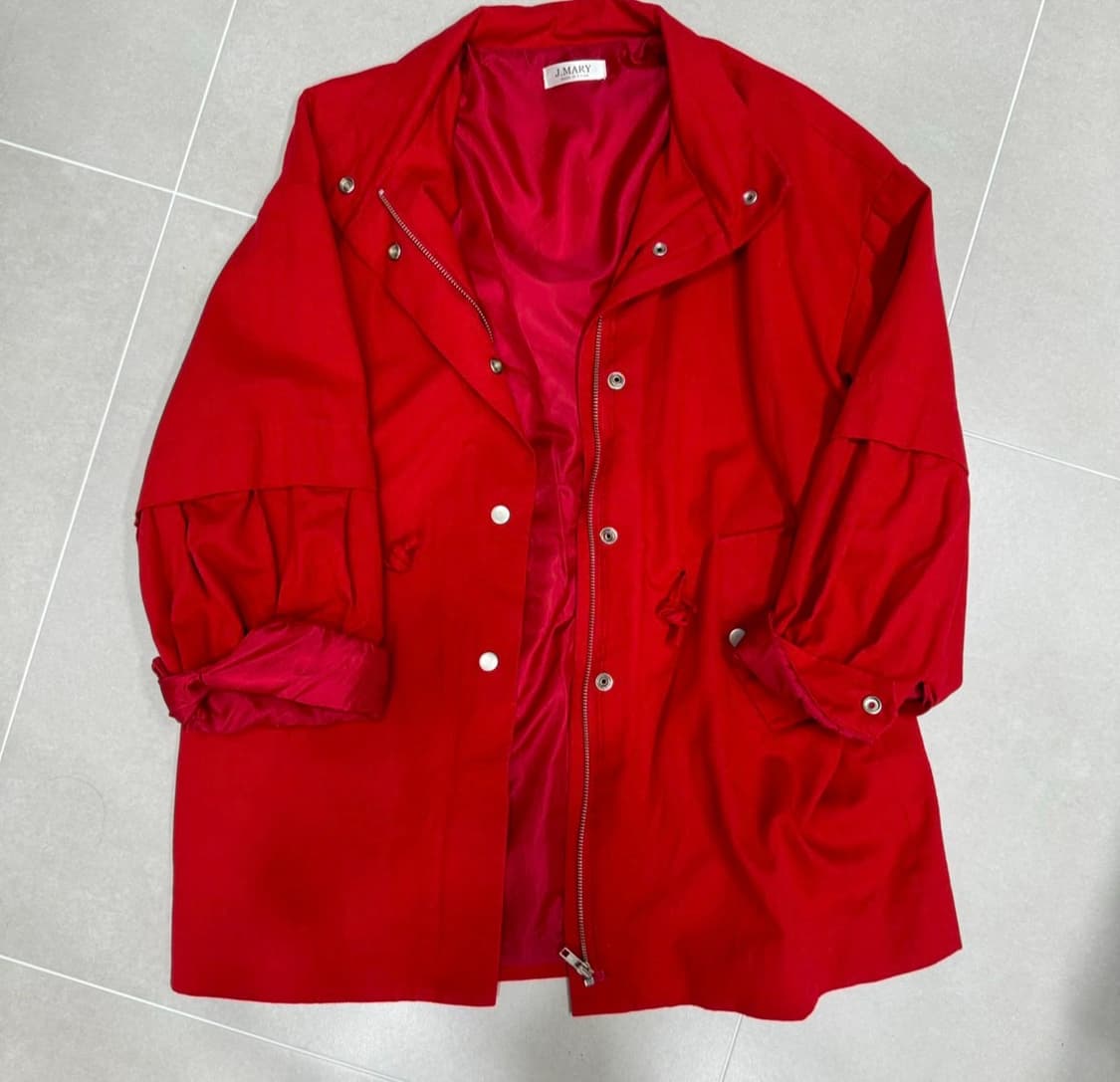 빈티지 레드야상 상품이미지1