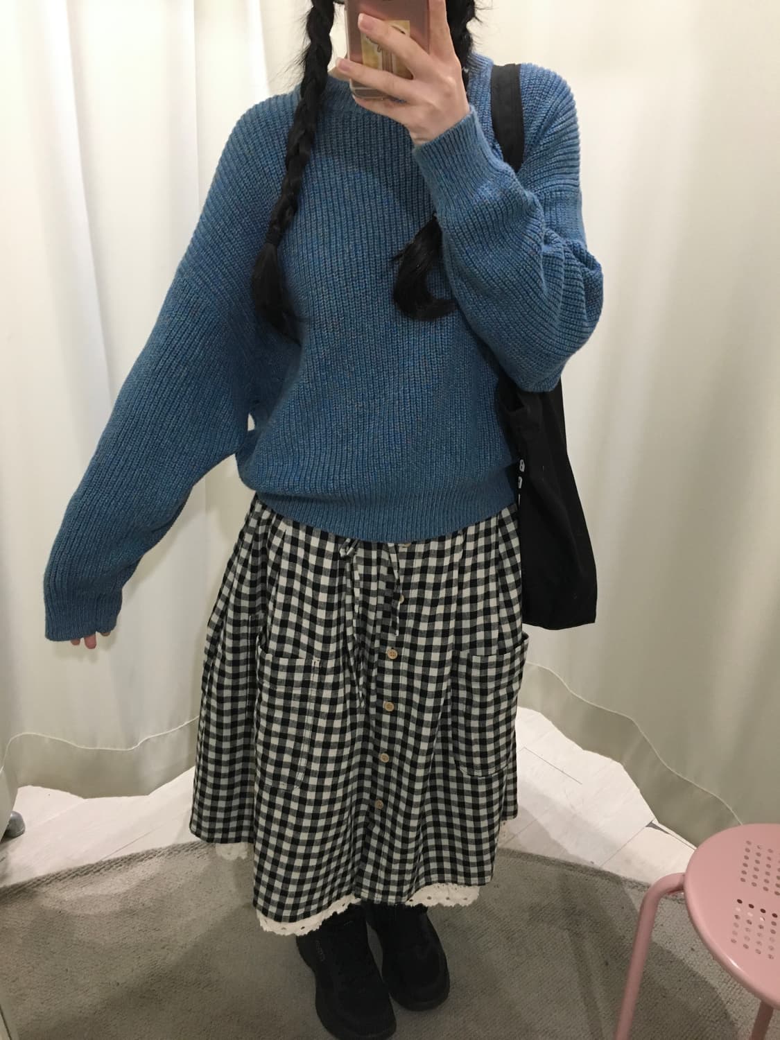 Blue Heather Knit 상품이미지5