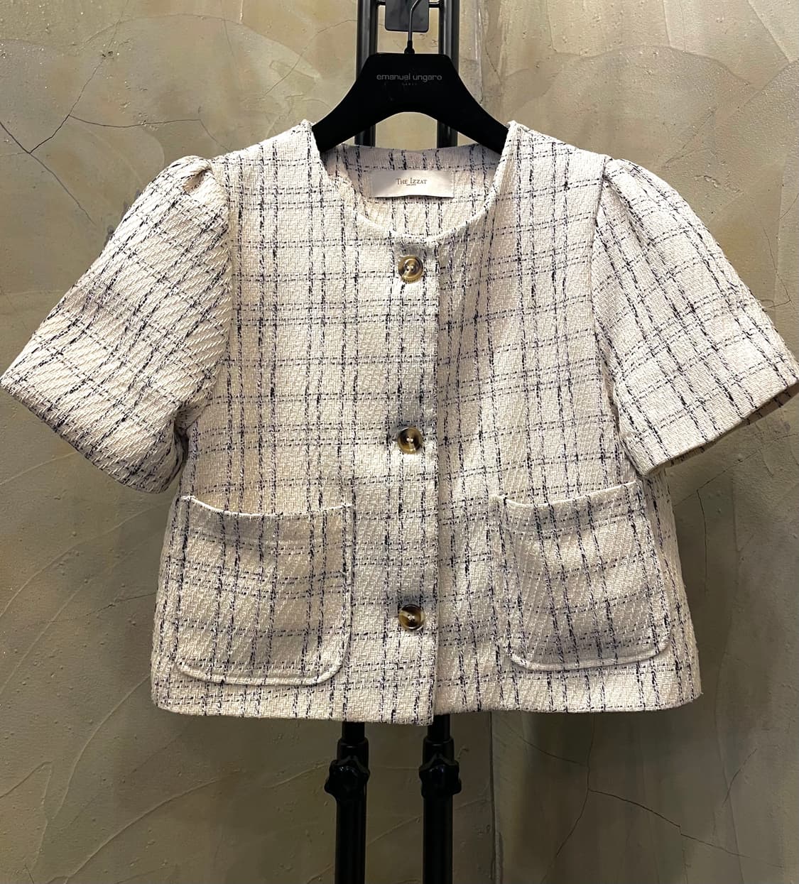 아이잗바바 볼레로 크롭 크림색 자켓 55~66 상품이미지6