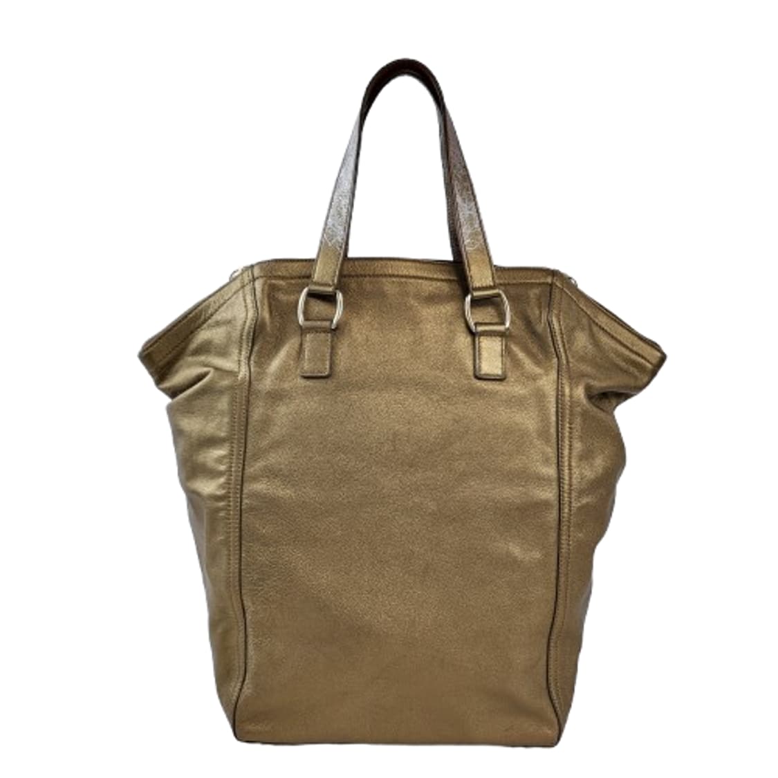 정품 생로랑(입생로랑) 샴페인골드 가죽 다운타운 백 상품이미지7