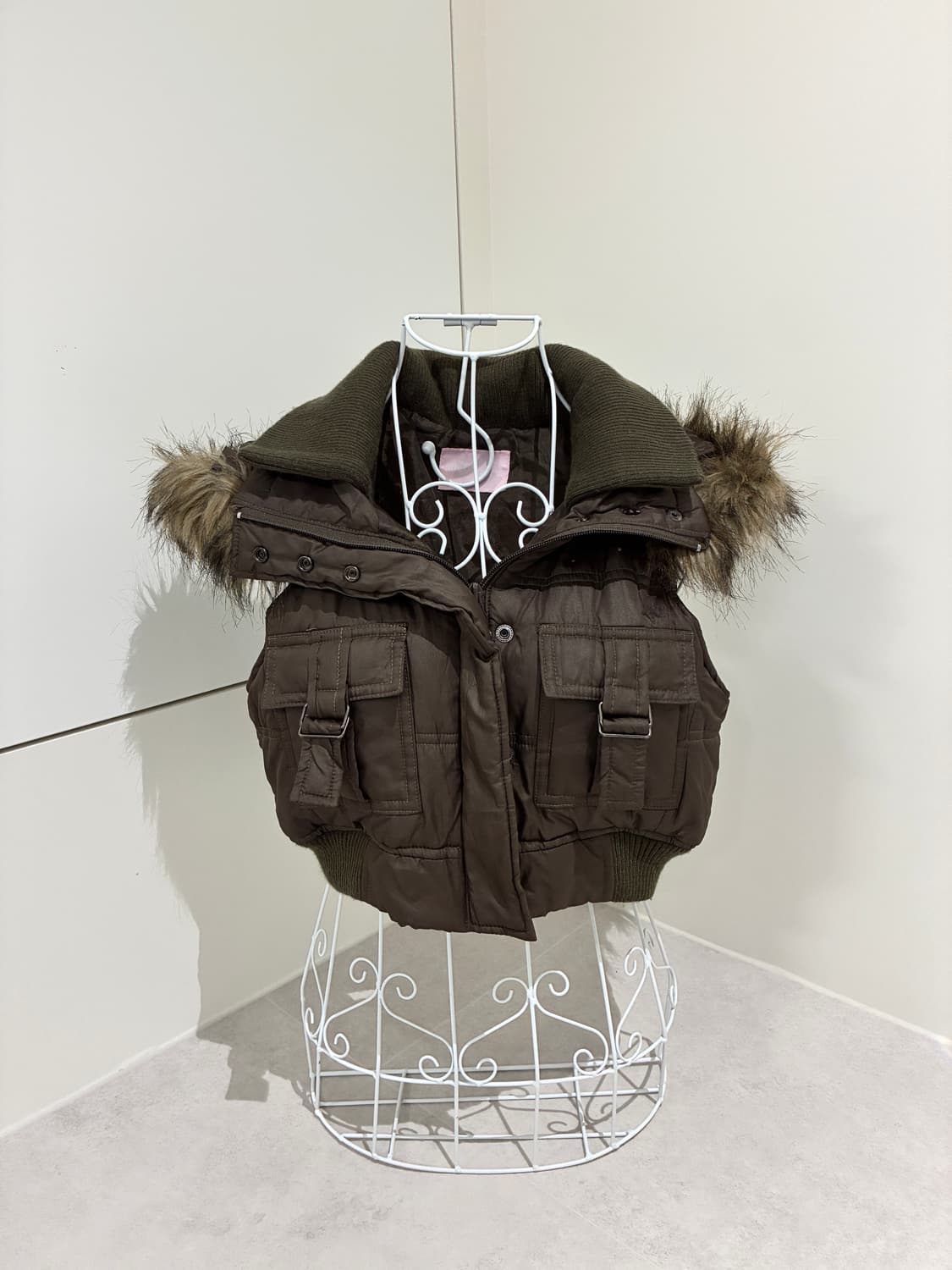 𝙵𝚞𝚛 𝚌𝚛𝚘𝚙𝚙𝚎𝚍 𝚙𝚊𝚍𝚍𝚎𝚍 𝚟𝚎 상품이미지3