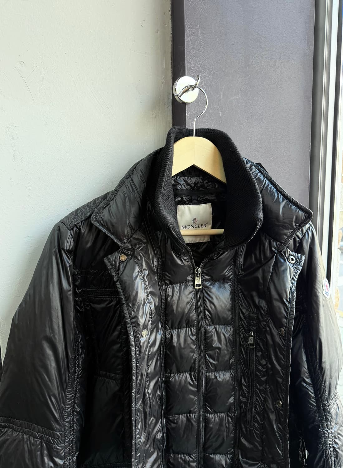 2/ 몽클레어 구스다운 바이커 레이어 패딩자켓 상품이미지7