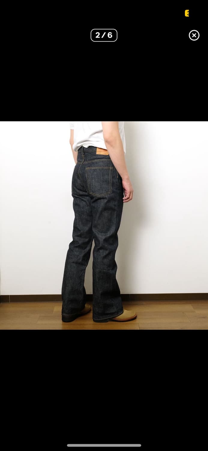 슈가케인 14oz 부츠컷 데님[32x32] 상품이미지2