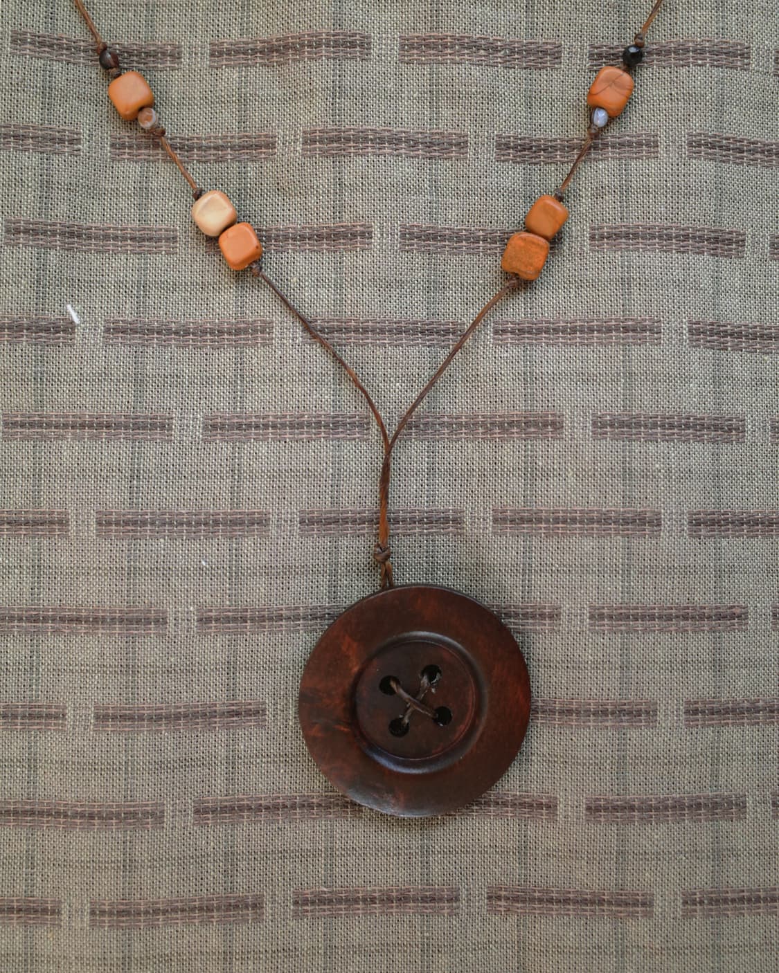 chip botton necklace 칩 단추 목걸이 핸드메이드 상품이미지6