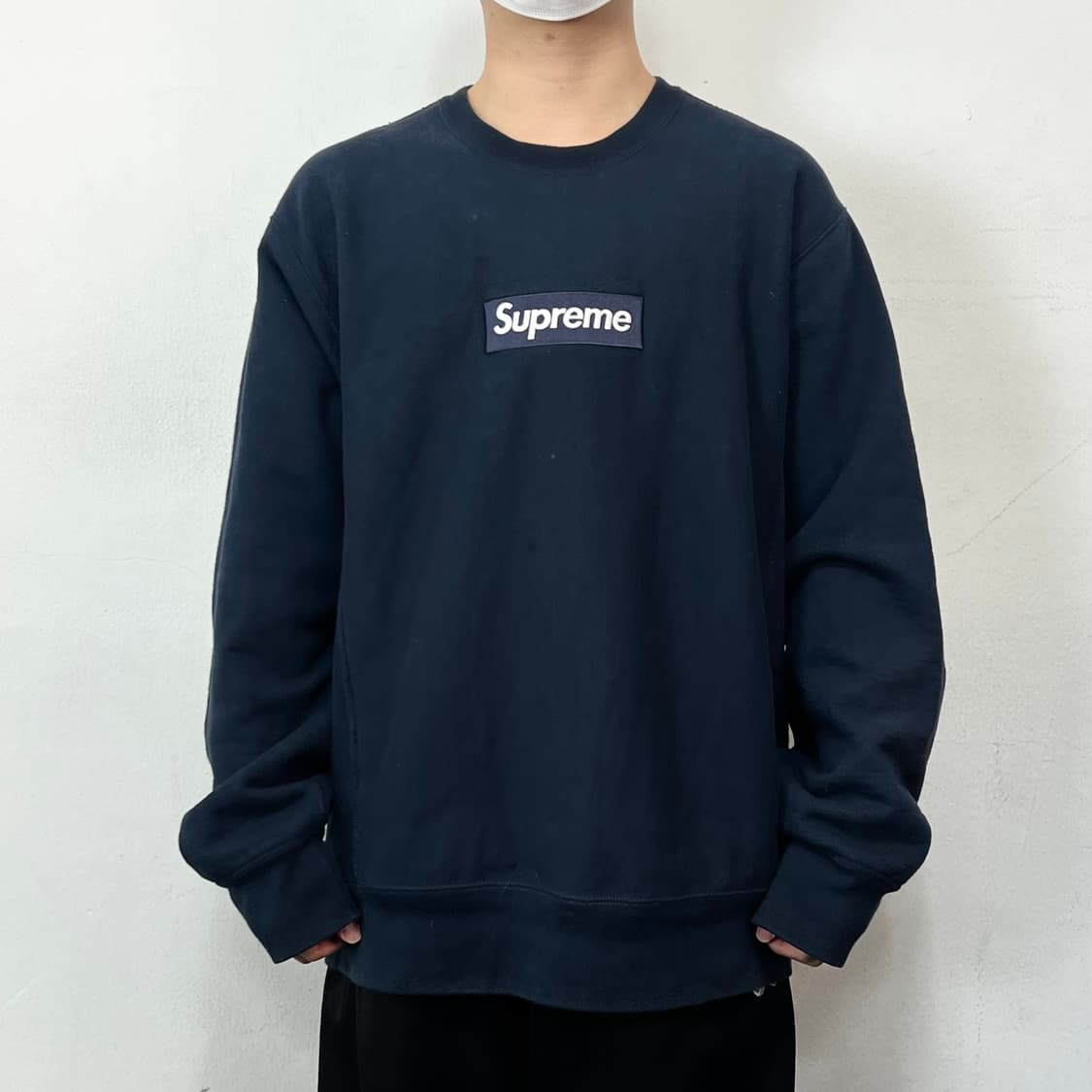 슈프림 18FW 박스로고 크루넥 스웻 맨투맨 상품이미지1