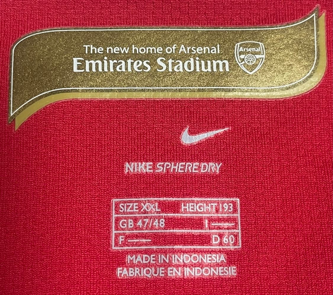 나이키 아스날 06/07 홈 셔츠 앙리 No.14 상품이미지8