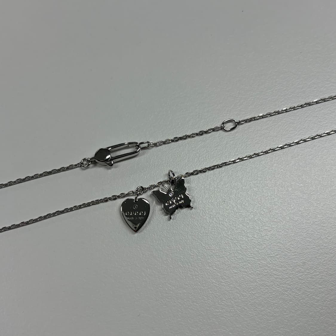 구찌 하트 나비 목걸이 상품이미지4