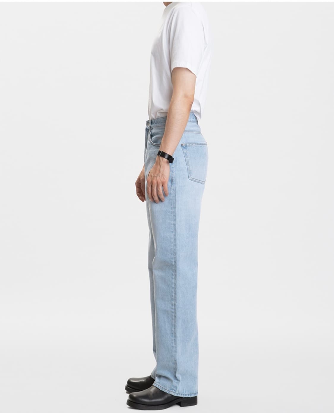 모드나인 MOD1w 연청데님 31 사이즈 (실착 1회) 상품이미지3