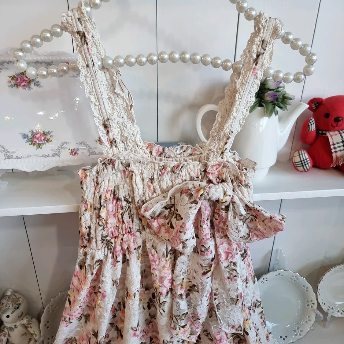 리즈리사 LIZLISA플로럴 레이스 원피스 상품이미지3