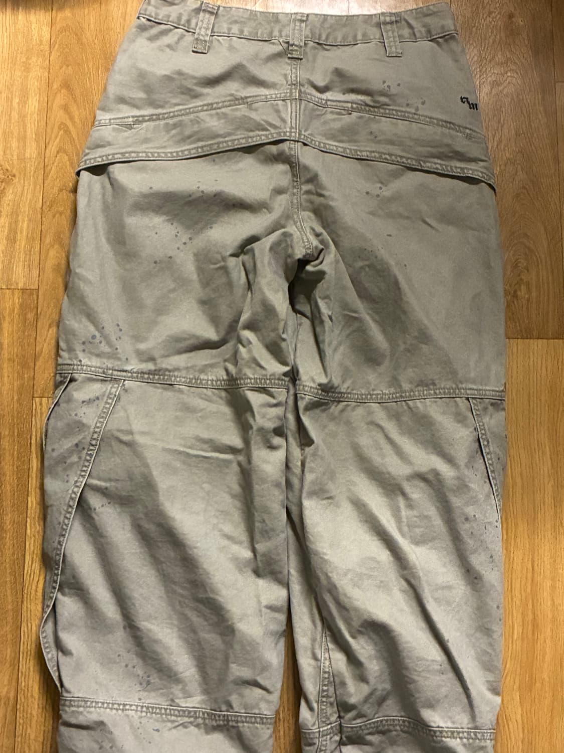 Painted double knee pants 상품이미지2