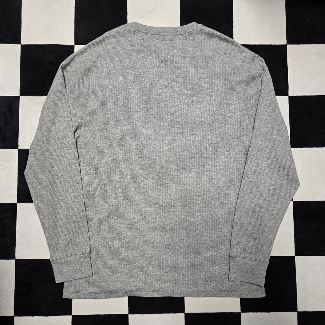 XL 폴로랄프로렌 와플 롱슬리브 긴팔티셔츠 그레이 상품이미지4