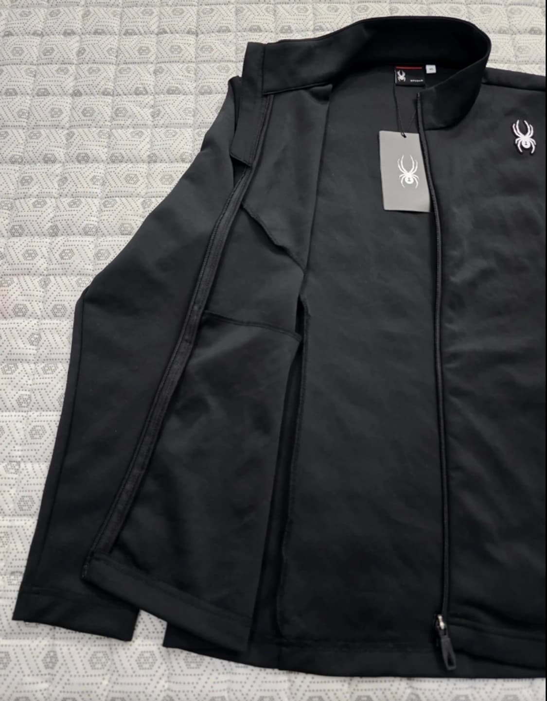 (새상품) 스파이더 블랙 집업 자켓 95 상품이미지3
