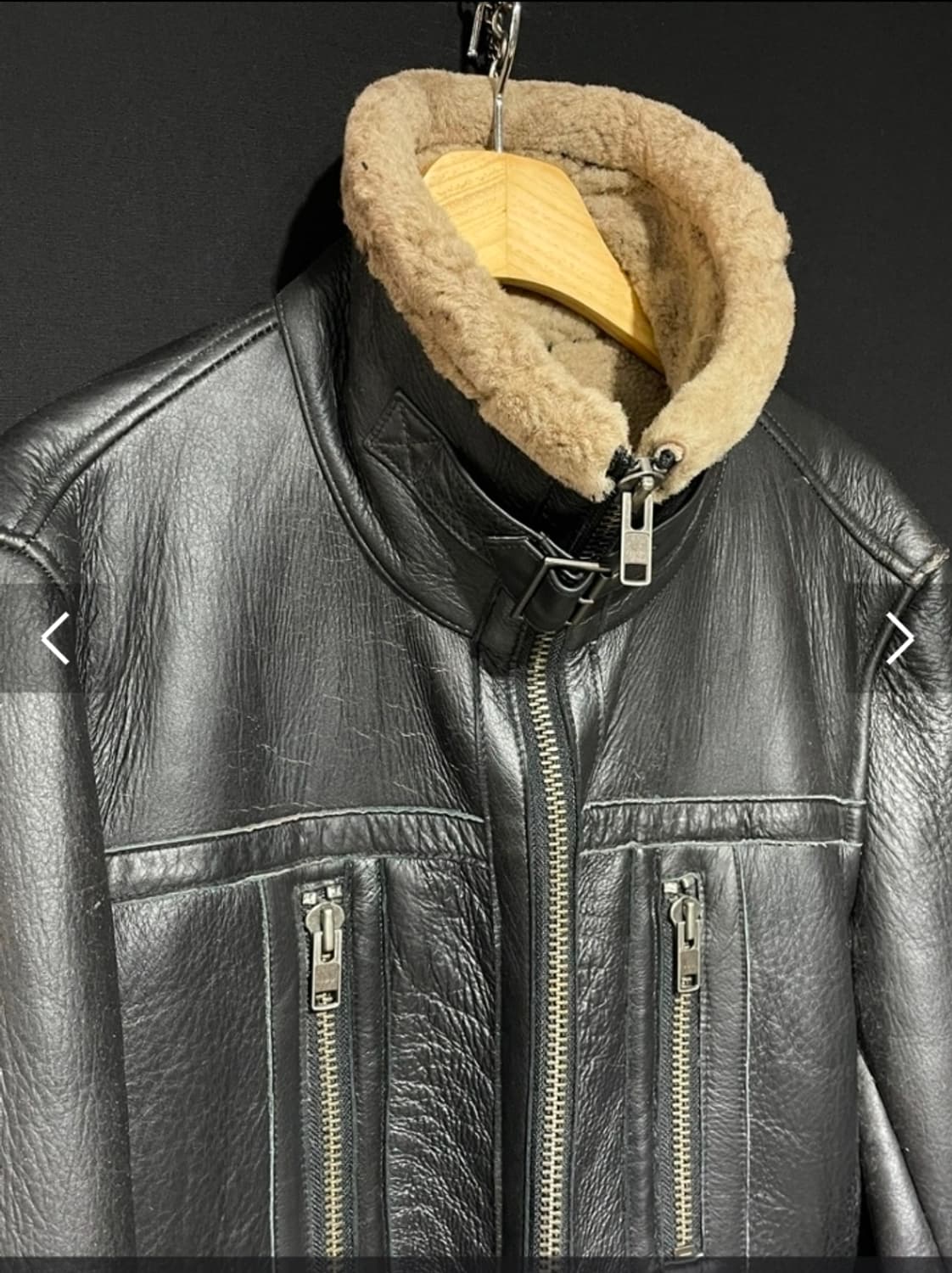 wind armor 양털 시어리 무스탕 자켓 상품이미지3