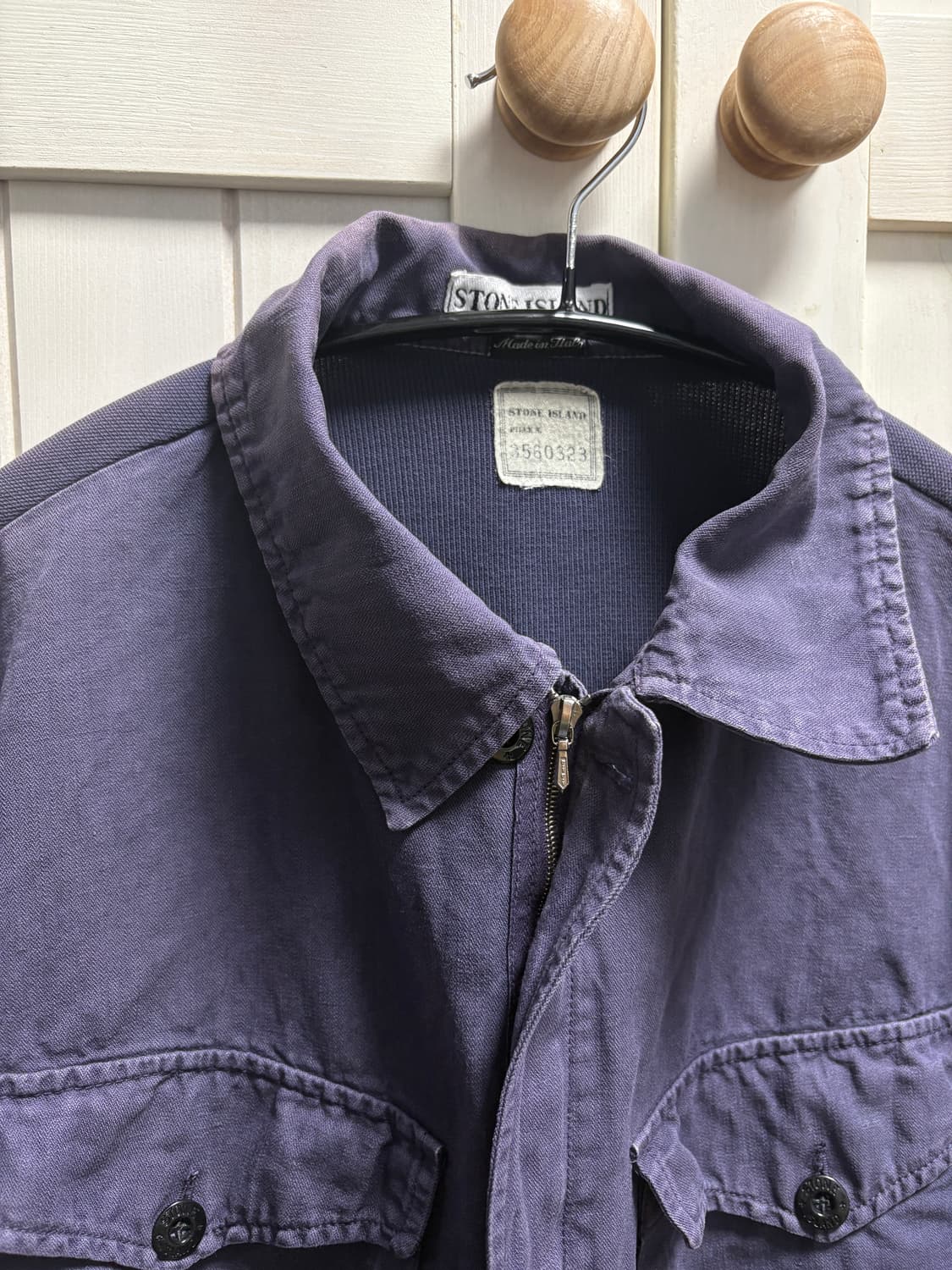 97년도 스톤아일랜드 셔츠 실측 m사이즈 리리지퍼 상품이미지7