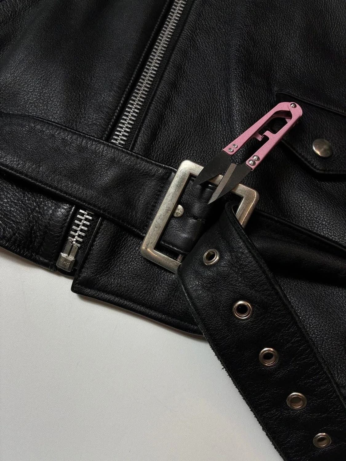 플레이보이 x 휴먼비잉 소가죽 라이더 자켓 PN8414 상품이미지8