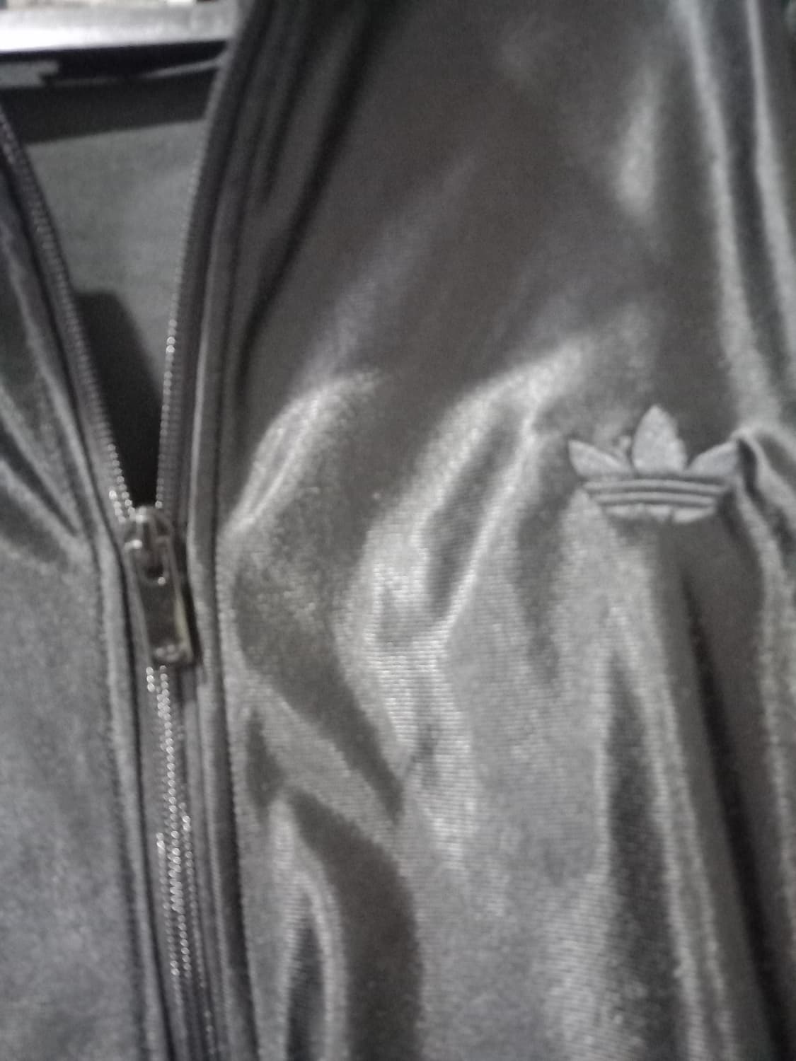 아디다스 희귀 블랙 q3 오버사이즈 트랙탑 저지 져지집업 100/L 상품이미지3