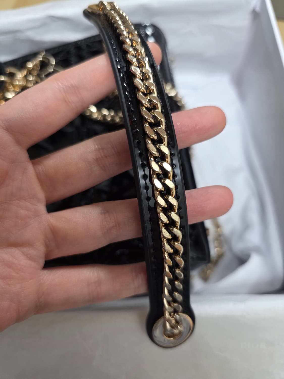 디올 레이디 미니 페이던트 새상품컨디션 상품이미지8