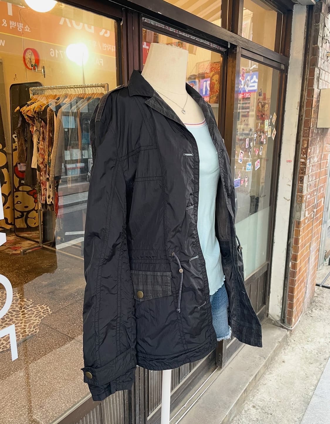 체크 스트링 필드자켓 [무배] 상품이미지4