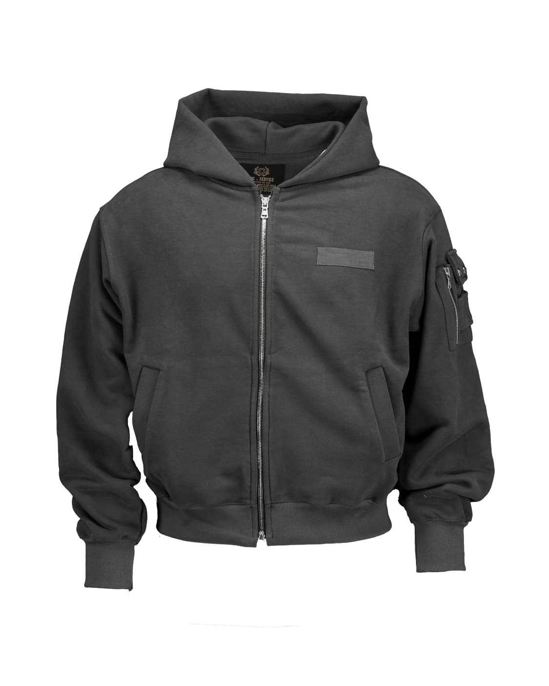 포그서비스 MA-1 후드집업 차콜 2 상품이미지3