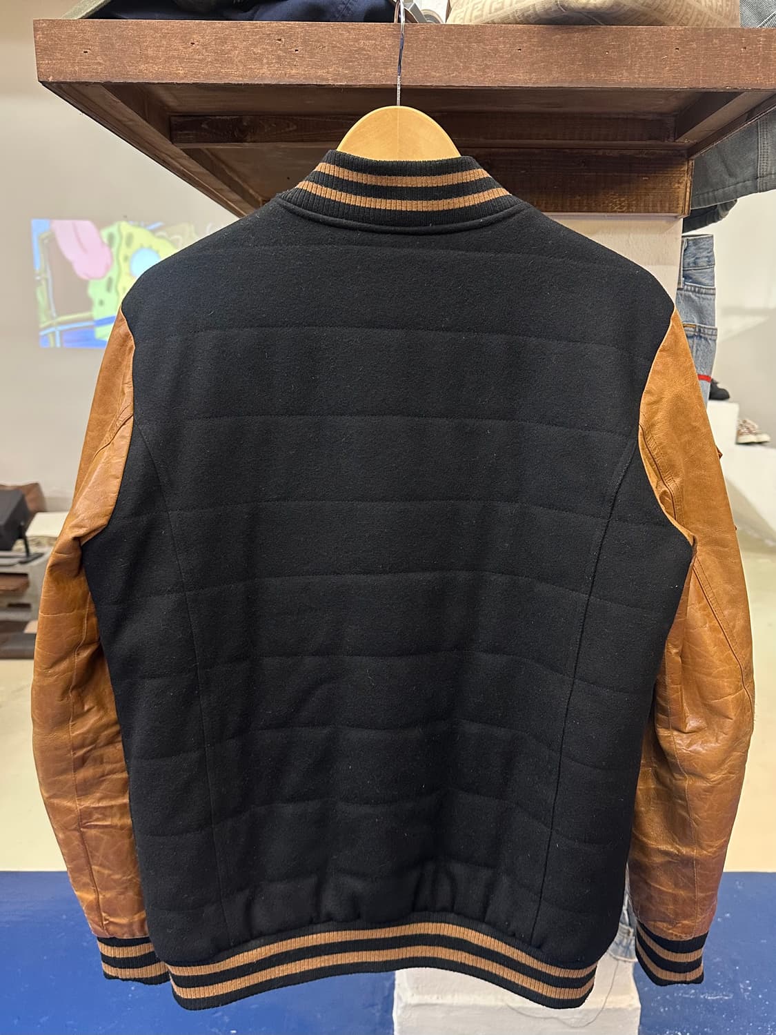 Mlb 엠엘비 소가죽 바시티 자켓 상품이미지8