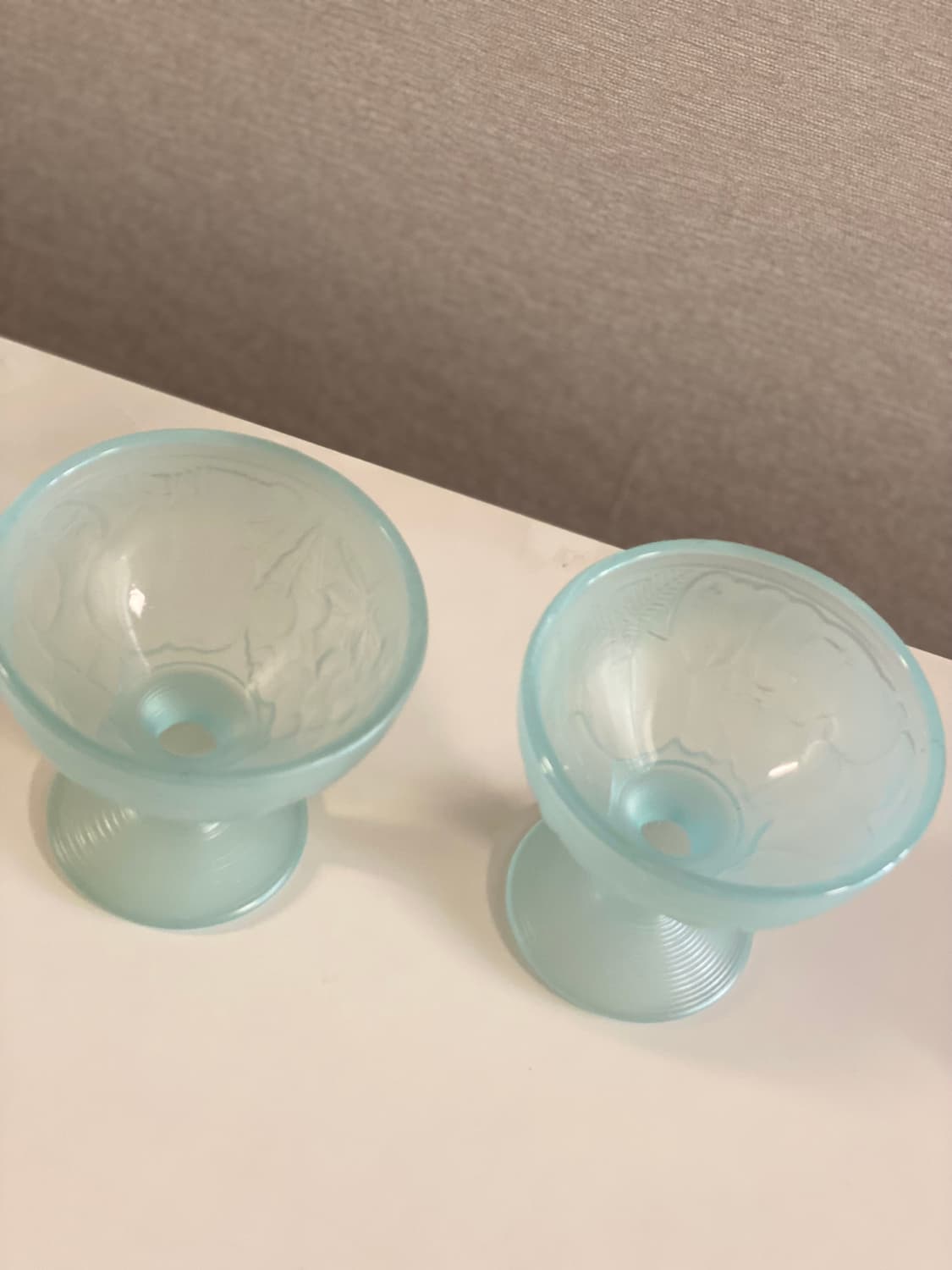 프랑스 빈티지 유리볼 아이스크림 컵 세트 상품이미지5