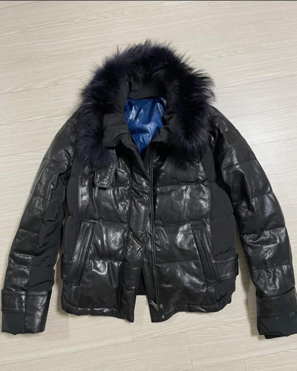 양가죽 오리털 패딩 상품이미지1