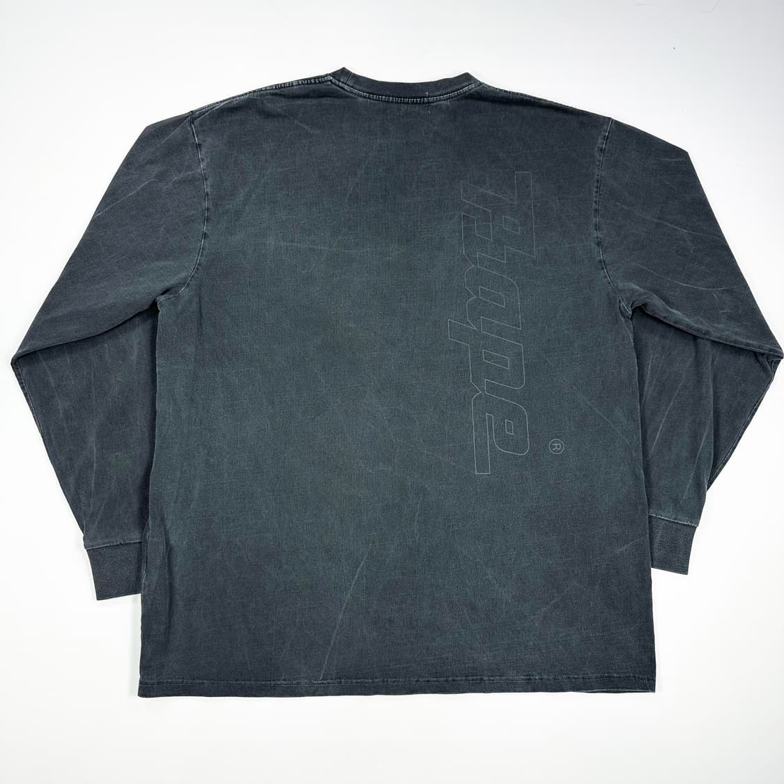 BAPE 베이프 재팬 피그먼트 롱슬리브 챠콜 XL 상품이미지3